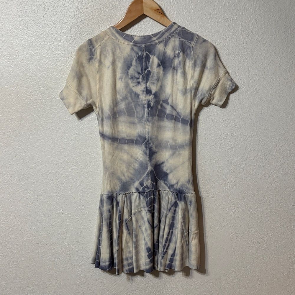 Free People Tie Dye Drop Waist Mini Dress XS - Picture 7 of 7